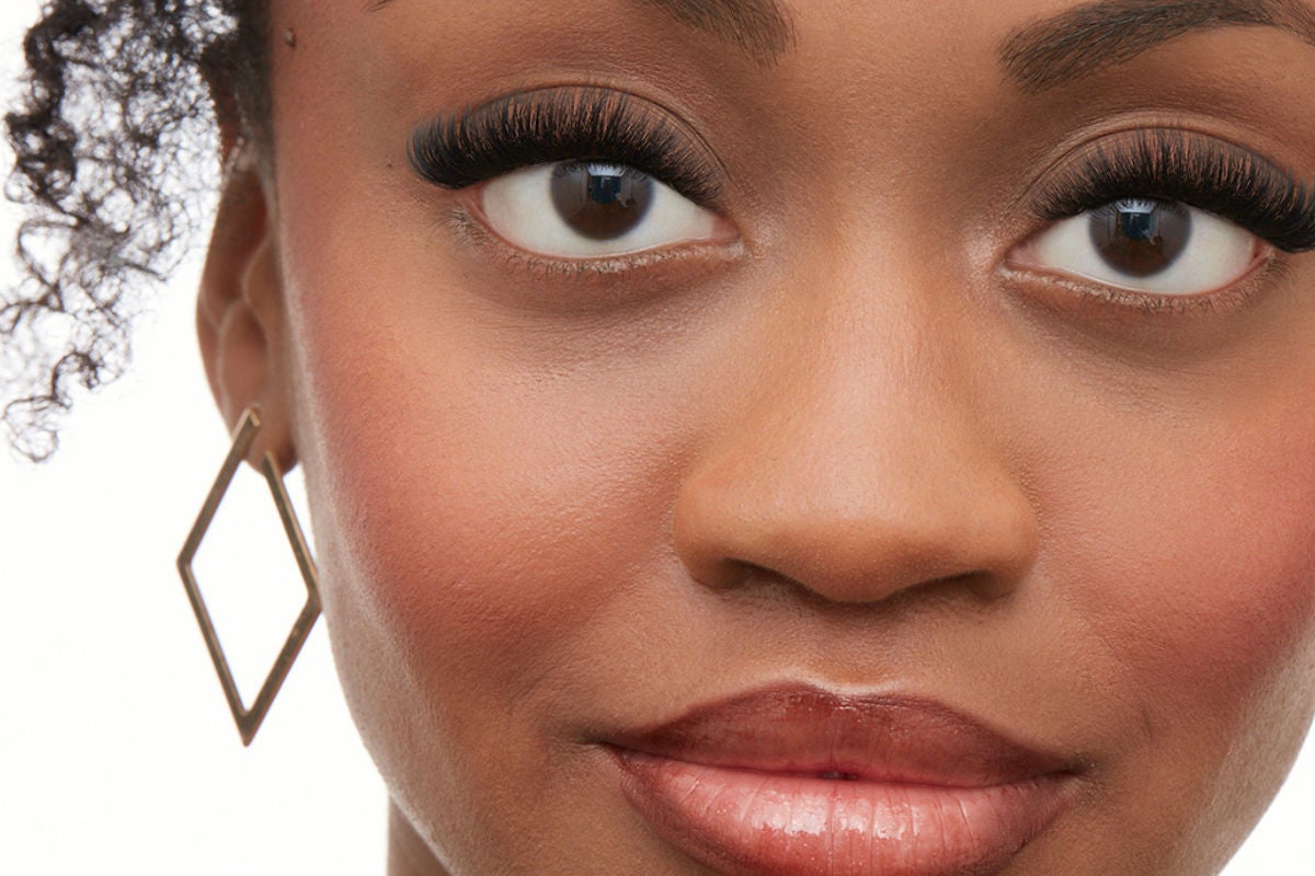 close-up of black woman with prominent eyes